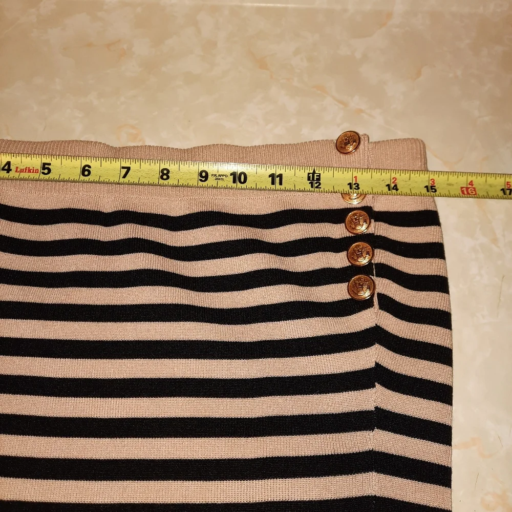 Cider Black and Cream Strapless Dress - Picture 2 of 5